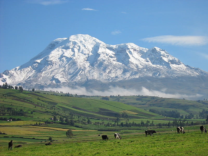 Mount Chimborazo (Ecuador), mountain, south america, high top, ecuador, HD wallpaper