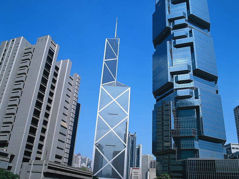 Bank of China Tower-Hong Kong landscape, HD wallpaper