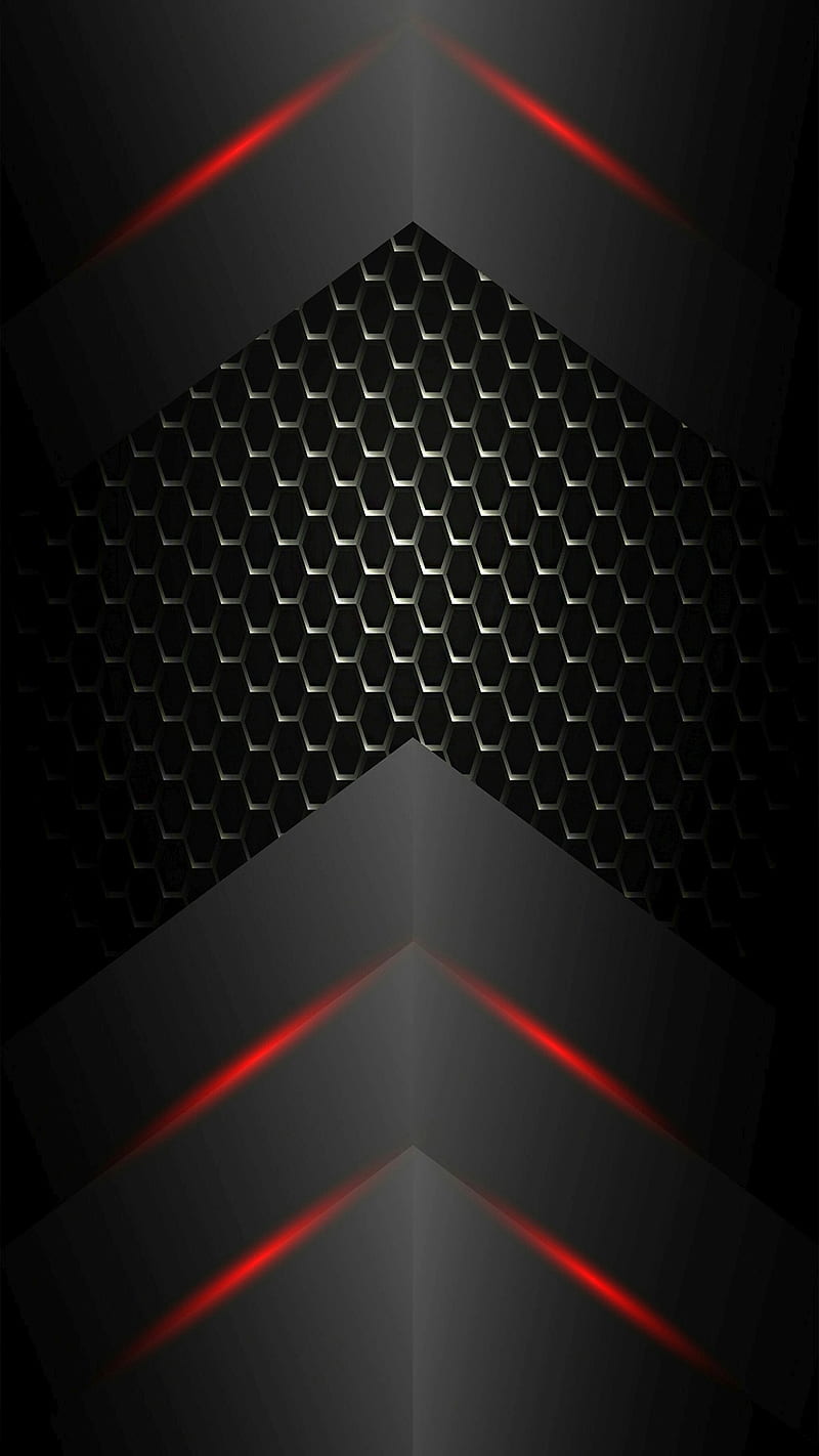 Area 51, black, red, unknown metal, HD phone wallpaper