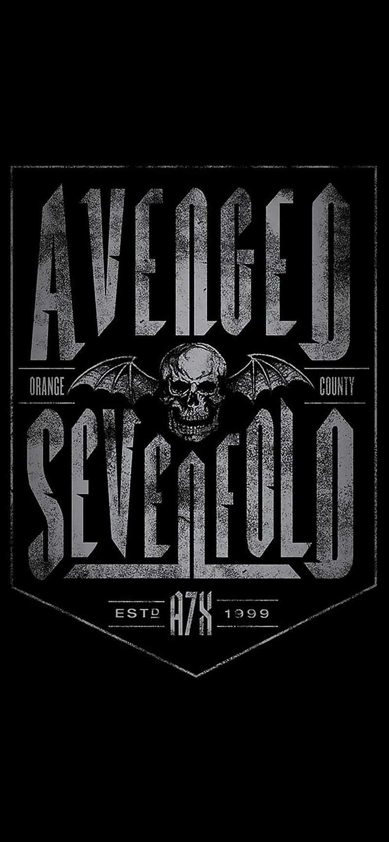avenged sevenfold, a7x, deathbat, sevenfold logo, t-shirt graphics, HD phone wallpaper