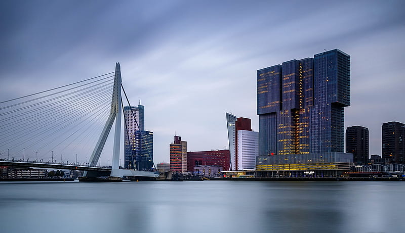 Cities, Rotterdam, City, HD wallpaper