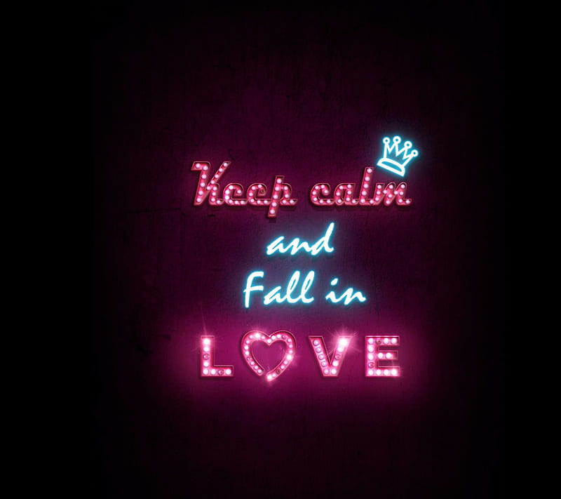 Love, keep calm, love saying, HD wallpaper
