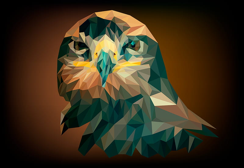 Artistic Abstract Owl, artistic, abstract, owl, HD wallpaper