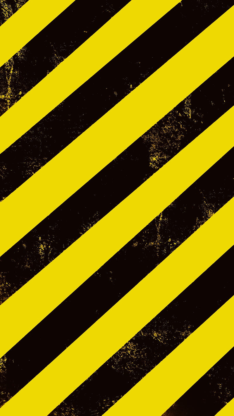 CAUTION!, Electric, black, bright, caution, do not cross, do not enter, industrial, lines, minimal, raw, rough, warning, yellow, HD phone wallpaper