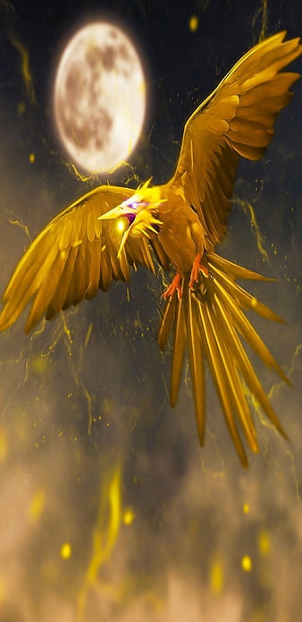 HD phoenix bird lightning wallpapers | Peakpx