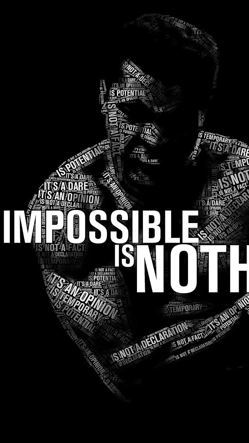 Muhammad Ali, ali, impossible, motivationa, muhammad, nothing, power, HD phone wallpaper