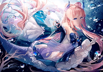 Video Game, Genshin Impact, Sangonomiya Kokomi , Mermaid, HD wallpaper