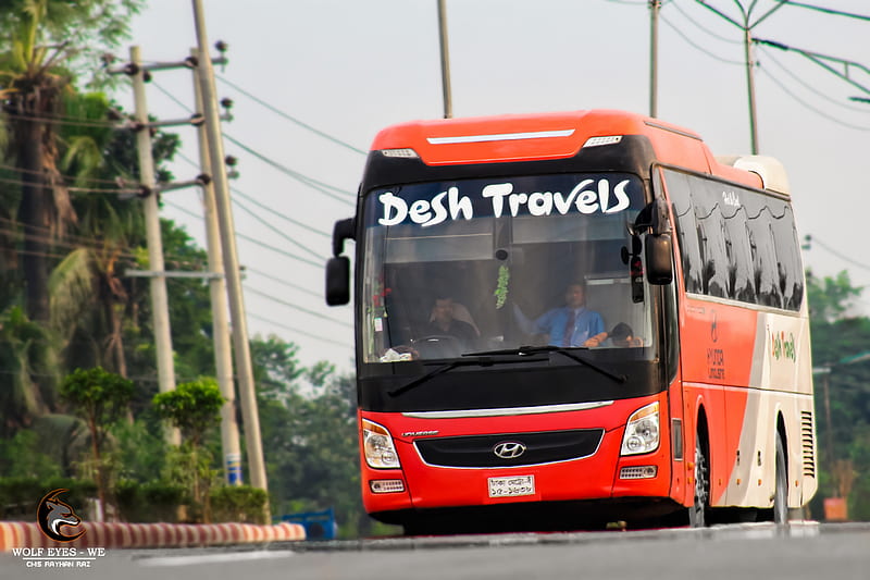 Deshi Hunk , bangladeshi bus, bus, car, desh hyundai, HD wallpaper