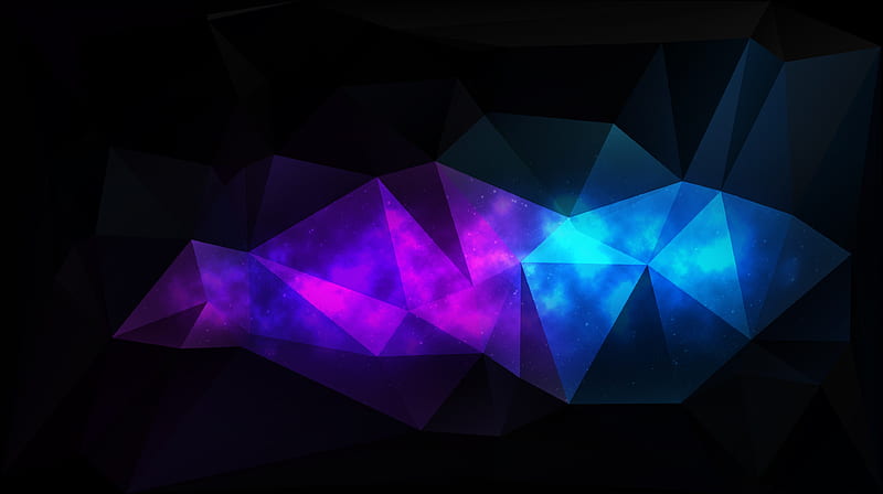 Low Poly Geometry, low-poly, abstract, geometry, HD wallpaper