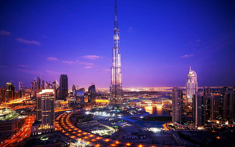 Arab Burj Dubai-graphy, HD wallpaper