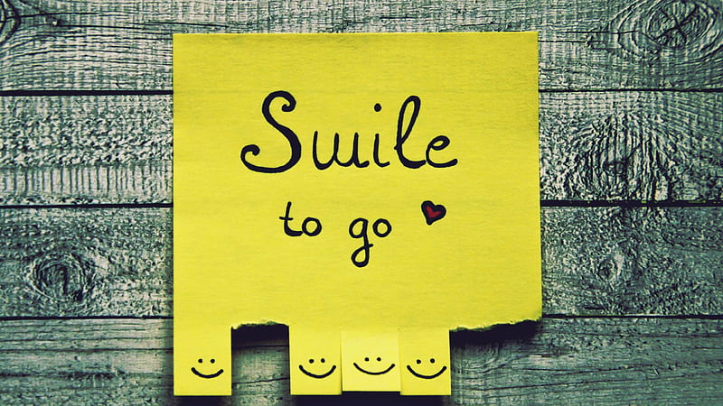 Smile To Go Inspirational, HD wallpaper