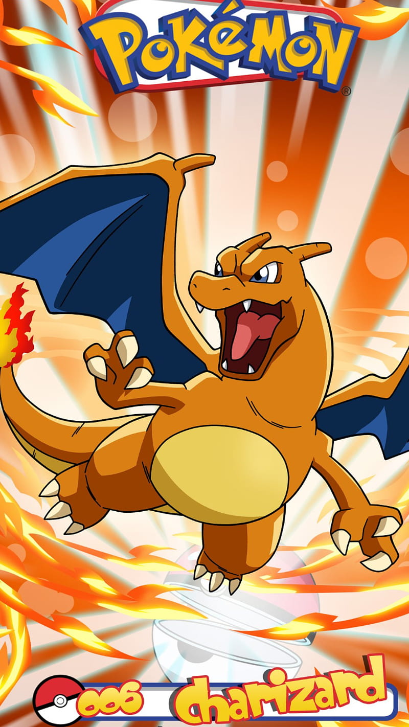 Pokemon chermeleon, fire, anime, red dragon, red, evulation, HD phone  wallpaper