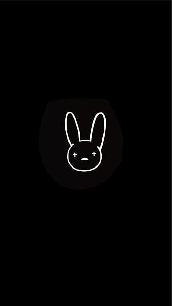 Black, black lover, cat, cute, iphone, phone, playboy, rabbit, screen, HD phone wallpaper