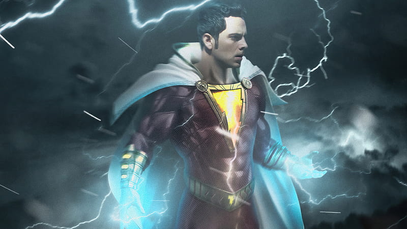 Shazam Forever, shazam, superheroes, artist, artwork, digital-art, artstation, HD wallpaper