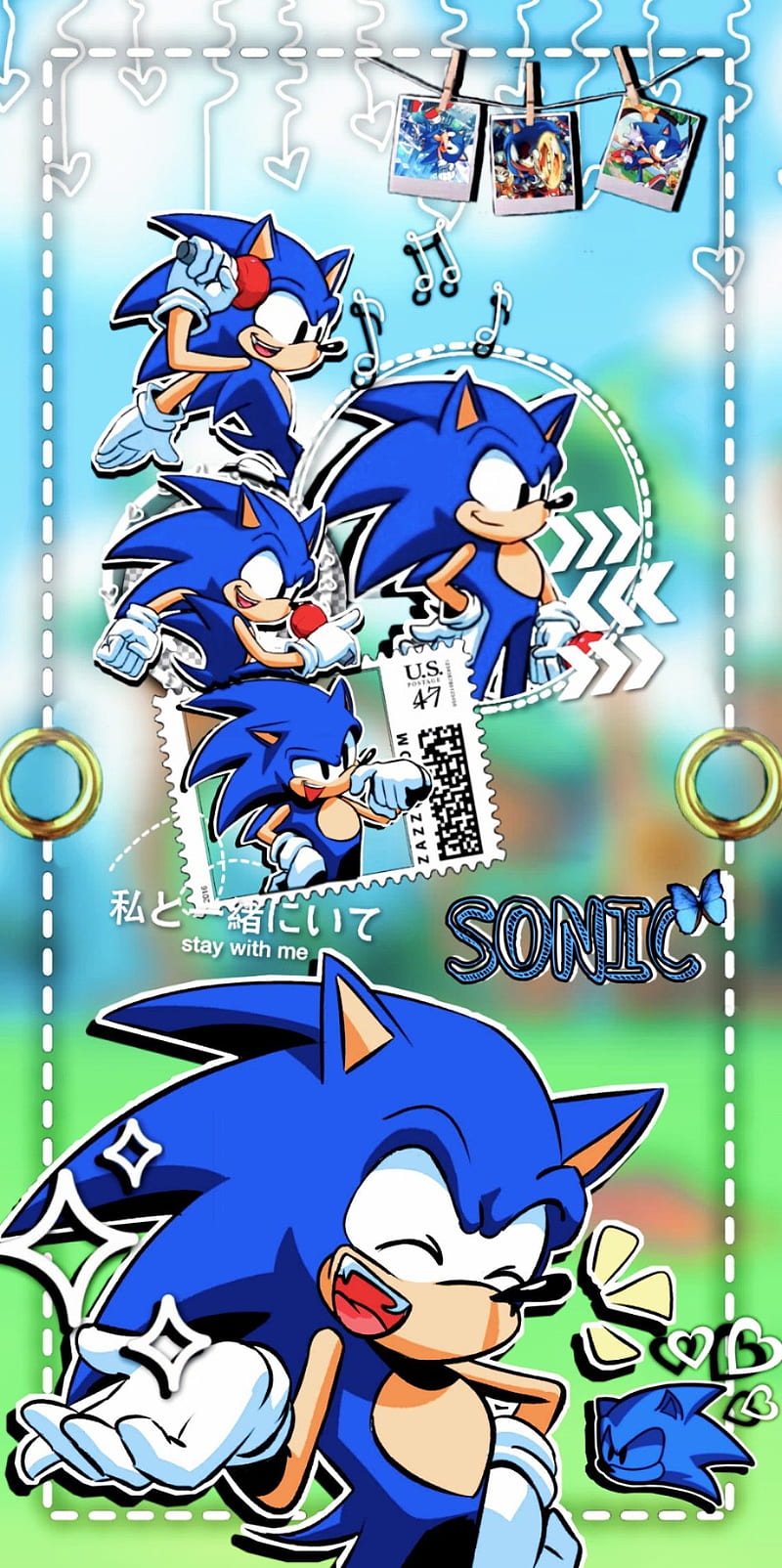 Classic Sonic art.