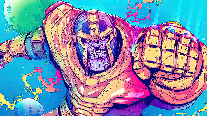 Comics, Thanos, Marvel Comics, HD wallpaper