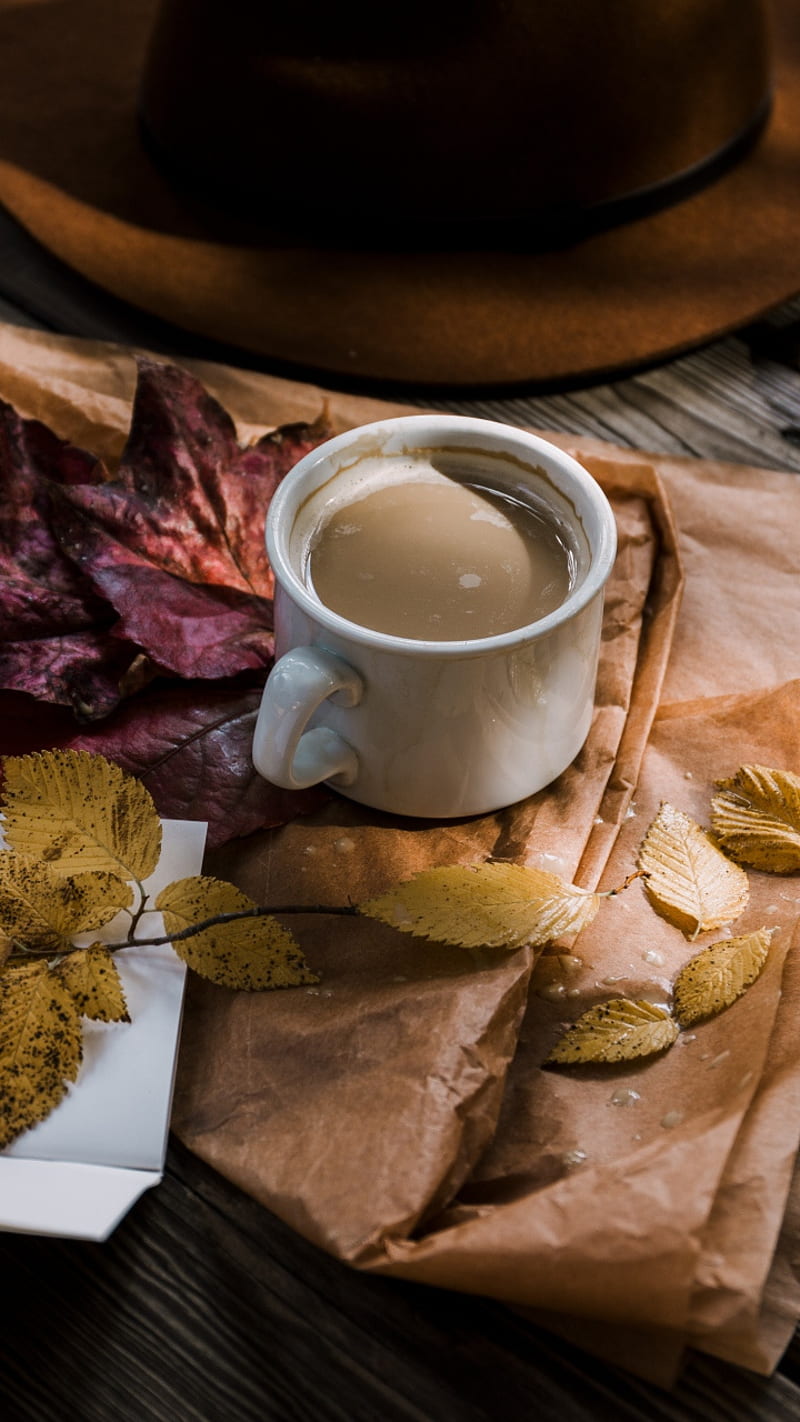 Coffee Autumn, breakfast, cup, good, greeting, love, morning, tea ...