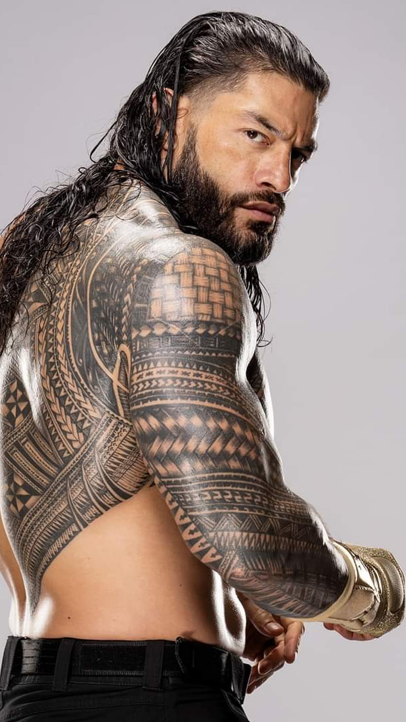 WWE Roman Reigns, eye, head, HD phone wallpaper