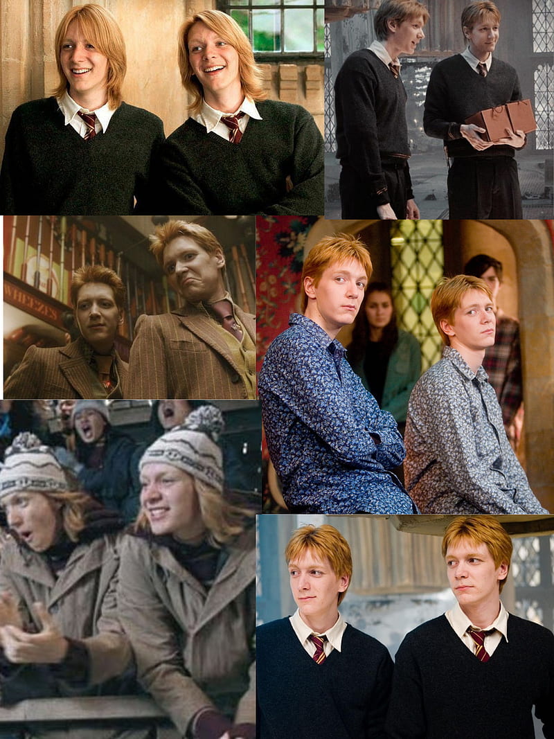 Fred and George Weasley Aesthetic iPhone Wallpaper now available on my