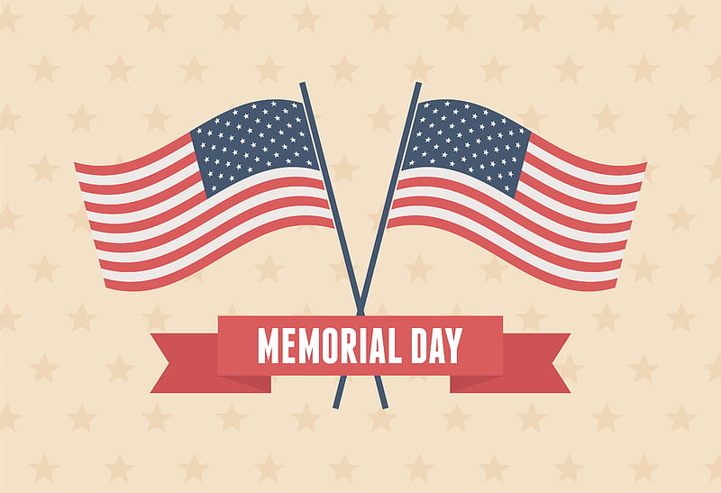 Holiday, Memorial Day, American Flag, HD wallpaper