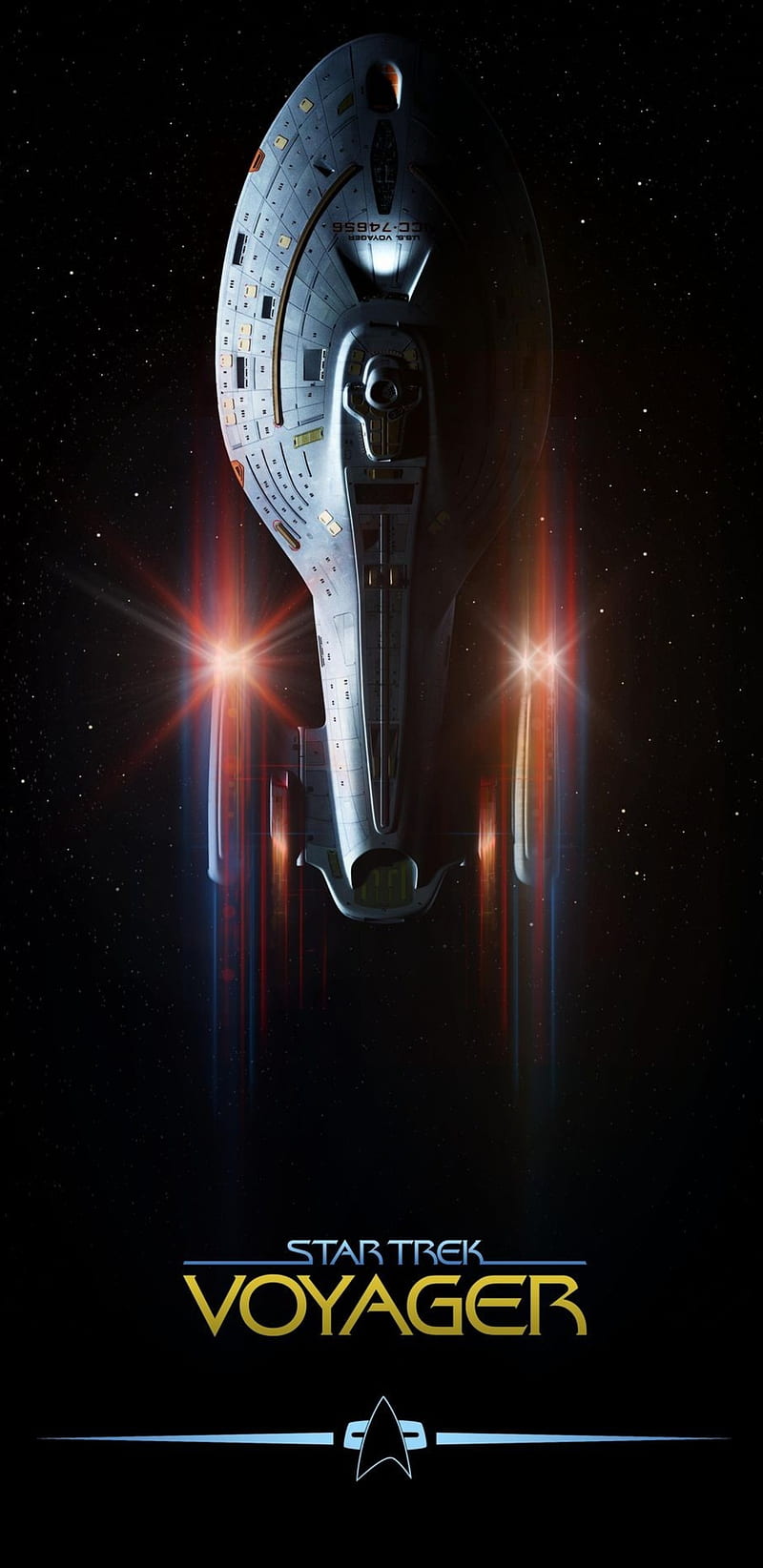 Voyager, star trek, star, trek, starship, space, ship, starfleet, HD phone  wallpaper | Peakpx