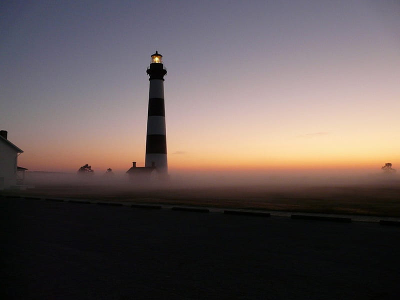 Bodie Island Lighthouse, Nags Head, NC, Nags Head, NC, Bodie Island, Lighthouse, HD wallpaper