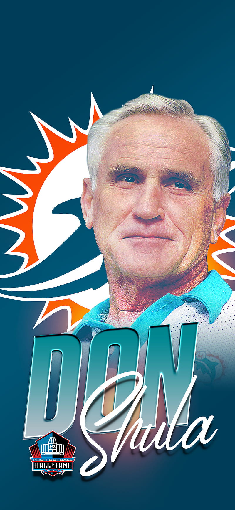 Don Shula, coach, don shula, miami dolphins, HD phone wallpaper