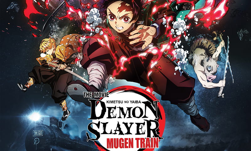 Anime, Demon Slayer: Kimetsu no Yaiba - The Movie: Mugen Train, Zenitsu Agatsuma, Tanjirou Kamado, Inosuke Hashibira, HD wallpaper