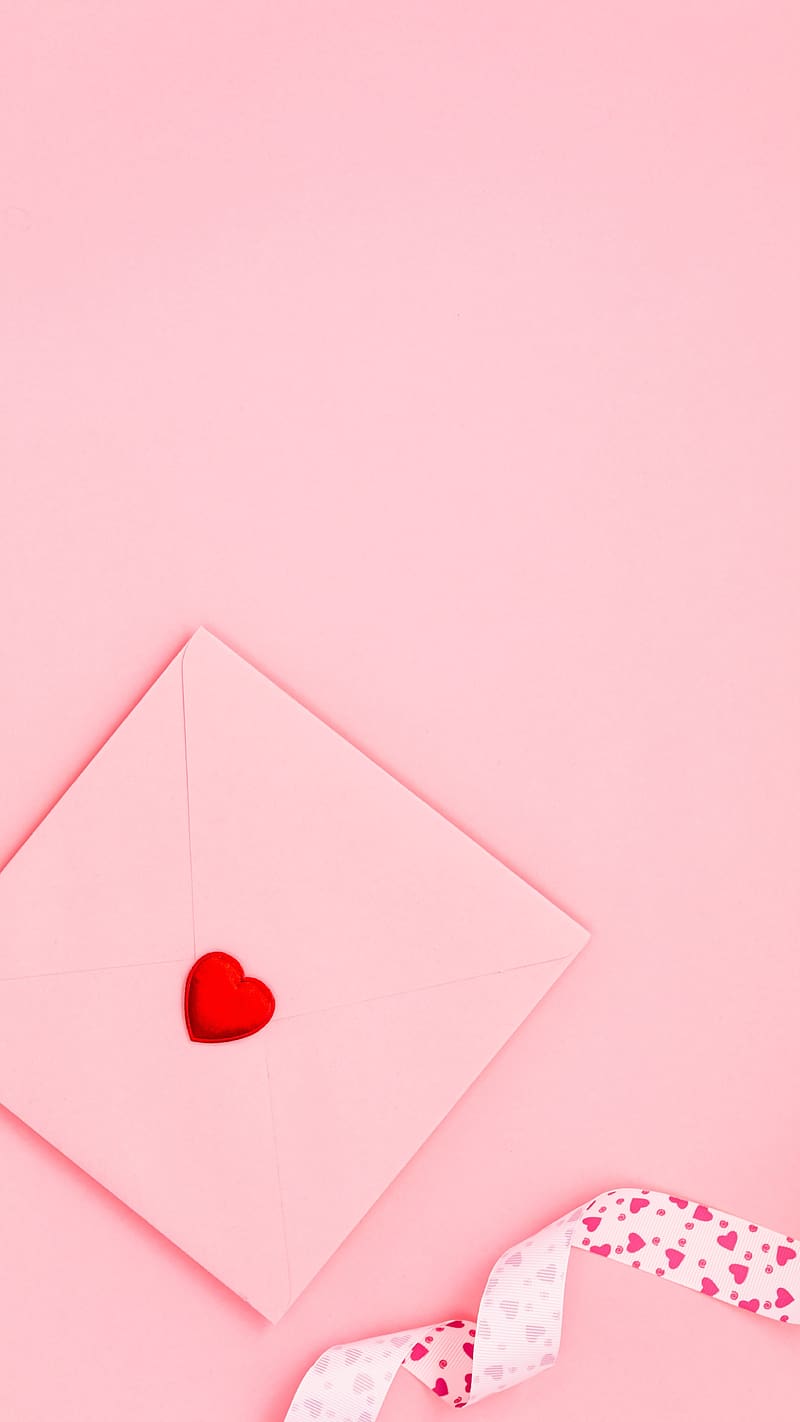 Love , Pink, Envelope, HD phone wallpaper