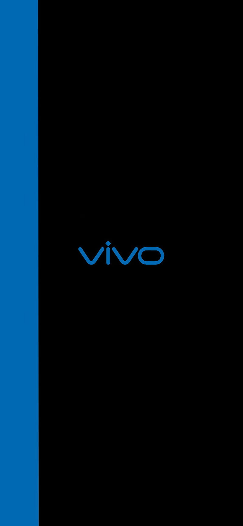 Vivo Logo, amoled, black, blue, edge, funtouch os, simple, vivo nex, HD  phone wallpaper | Peakpx