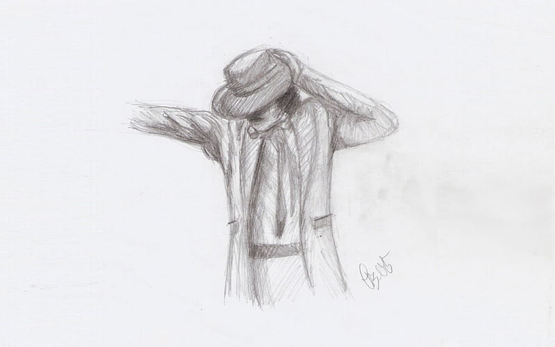 Michael Jackson Drawing Beautiful Image - Drawing Skill