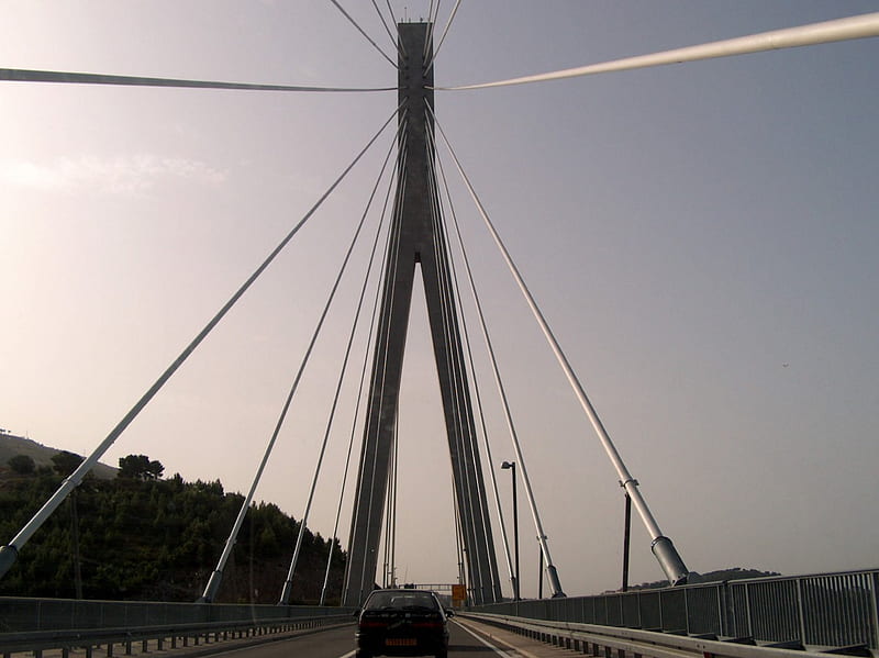 Bridge, iron, HD wallpaper