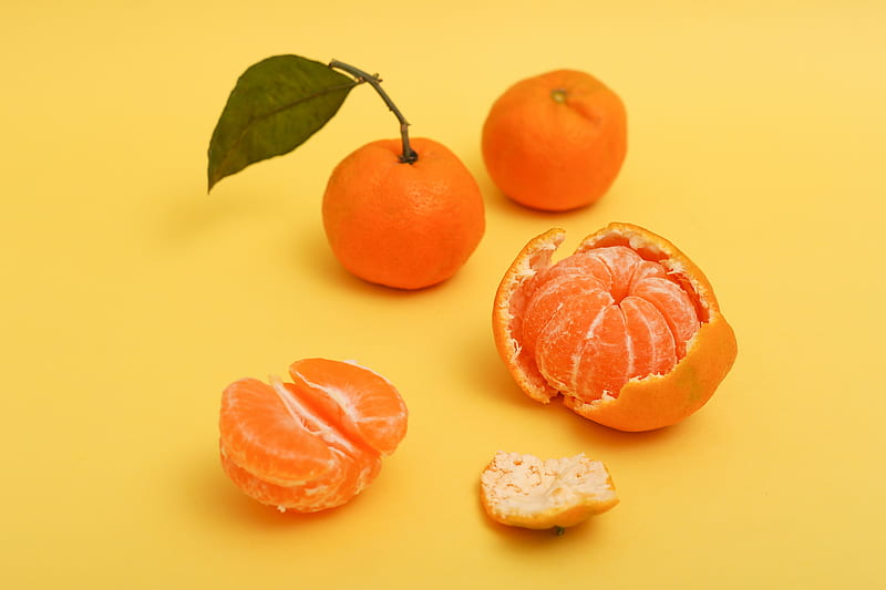 tangerines, citrus, fruits, orange, HD wallpaper