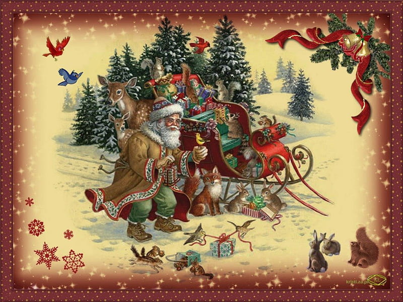 VICTORIAN CHRISTMAS, VICTORIAN, CHRISTMAS, CARD, OLD, HD wallpaper