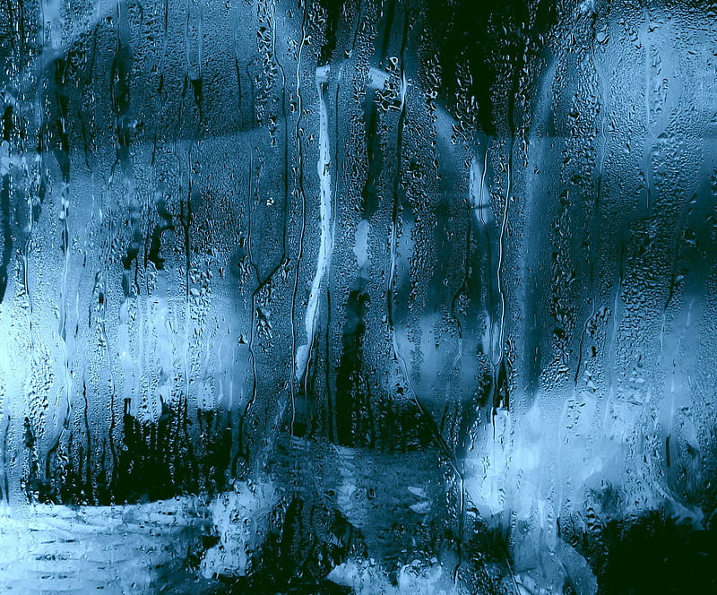 glass, moisture, rain, macro, HD wallpaper