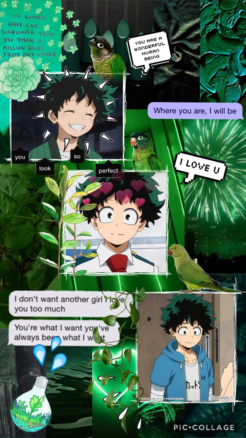 Featured image of post The Best 18 Deku Wallpaper Aesthetic Green