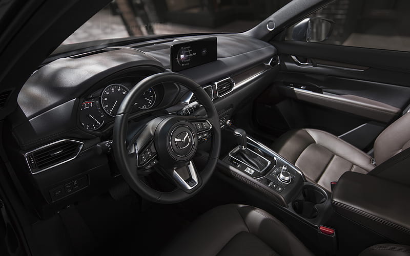 Mazda CX-5, 2021, interior, interior view, front panel, CX-5 interior, japanese cars, Mazda, HD wallpaper