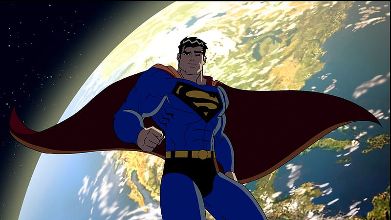 superman, planet, earth, space, HD wallpaper