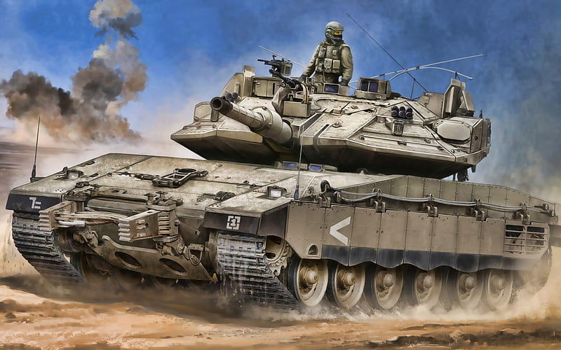 Merkava, desert, tanks, Israeli MBT, Israeli Army, sand camouflage, armored  vehicles, HD wallpaper | Peakpx