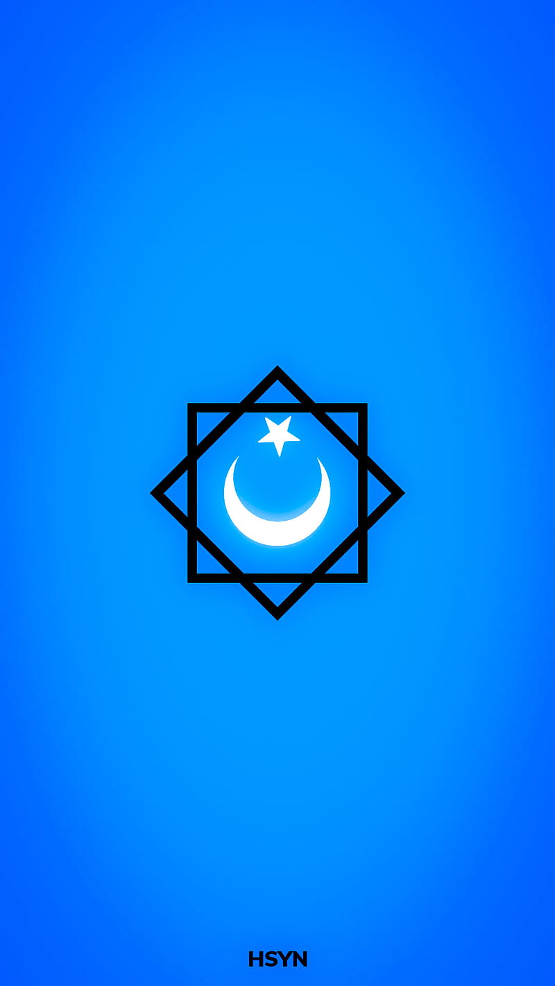 Selcuklu, blue, graphic, history, logo, mavi, star, turk, HD phone wallpaper