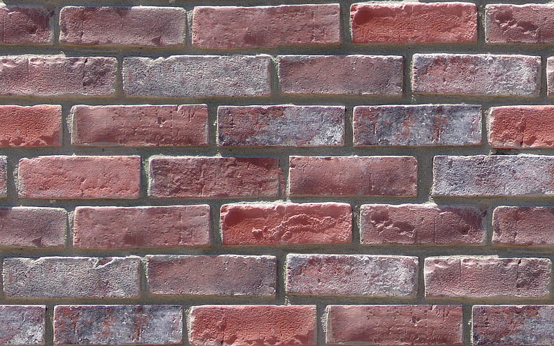 brown brickwall, close-up, brown bricks, identical bricks, bricks textures, brown brick wall, bricks, wall, brown bricks background, HD wallpaper