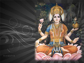 download hindu god Lakshmi Wallpaper  Lakshmi Ganesh Wallpa  Flickr
