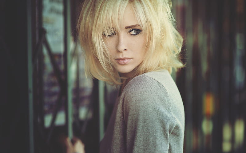 Alysha Nett, american models, beauty, blonde, beautiful woman, HD wallpaper