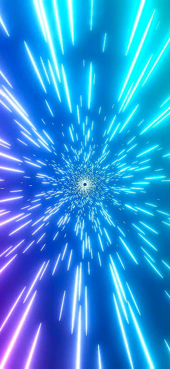 Hyperspace Interstellar Travel A Sci Fi 3d Render Of Flashing Neon And High  Speed Light Moving Lines On A Dark Background, Technology Light, Digital  Wave, Future Background Background Image And Wallpaper for