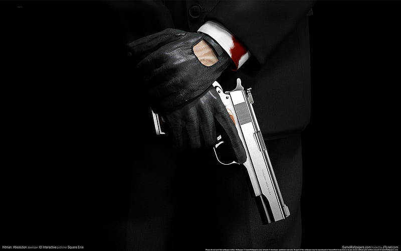 Hitman: Absolution action, video game, black, absolution, hitman- absolution, adventure, 3d, gun, weapon, hitman, HD wallpaper