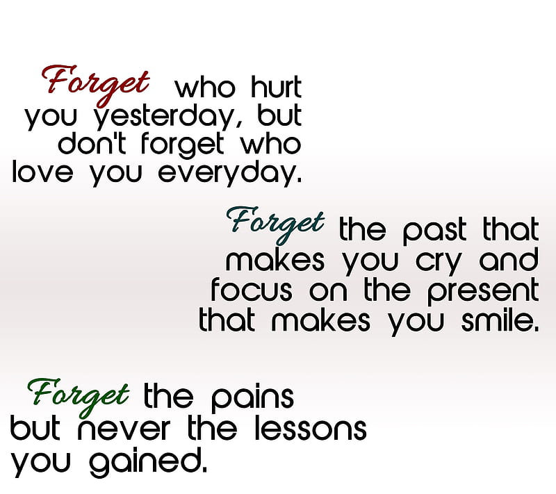 forget, lesson, life, love, new, nice, saying, sign, HD wallpaper