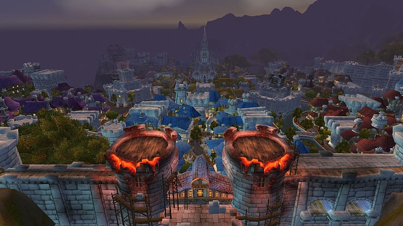 Warcraft, Video Game, World Of Warcraft, Dalaran (World Of Warcraft), Screen Shot Screenshot, HD wallpaper
