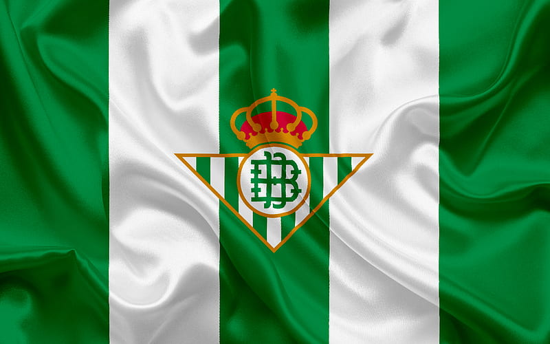 Real Betis, football club, emblem, logo, La Liga, Sevilla, Spain, LFP, Spanish Football Championships, HD wallpaper