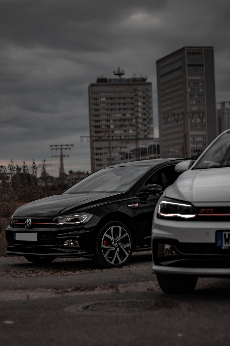 Vw Polo GTI, aggressive, black, luxus, red, tuning, HD phone wallpaper