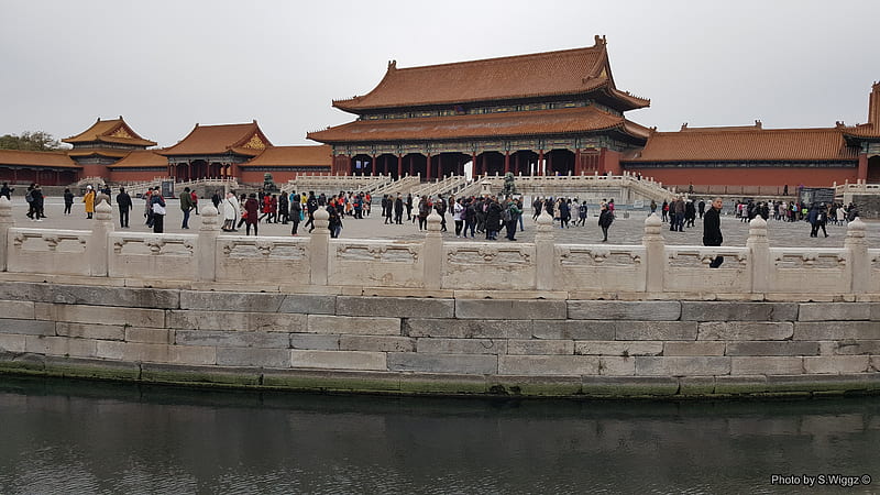 The Forbidden City, Beijing, China, China, City Beijing, Water, Forbidden, HD wallpaper